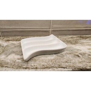 Divided Appetizer Dish,‎ Porcelain- Oven & Microwave Safe- White